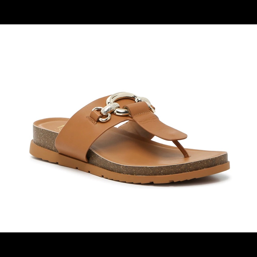 FRANCO SARTO WOMANS BRIELLE WEDGE SANDALS